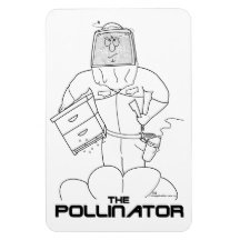 Le pollinisateur - Flexi-Aimant Magnets Rectangulaire