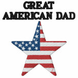 LE POLO BRODÉ DES GRANDS HOMMES AMÉRICAINS DE PAPA