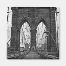 Le pont de Brooklyn à New York City Aimants