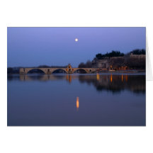 Le pont de St Benezet de Pont à Avignon sur Cartes De Vœux