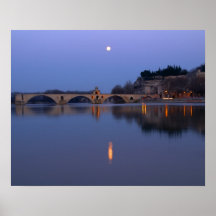 Le pont de St Benezet de Pont à Avignon sur Posters