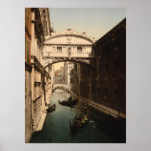 Le pont des soupirs II, Venise, Italie Poster