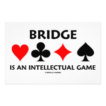 Le pont est un jeu intellectuel (l'attitude de pon papier à lettre customisé