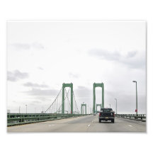 Le pont jumeau du Delaware Impression Photo