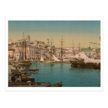 Le port à Cannes, France Carte Postale