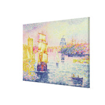 Le port de Marseille, c.1909 (huile sur la toile) Toile Tendue