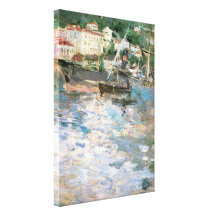 Le port, Nice par Morisot, impressionisme vintage Impressions Sur Toile