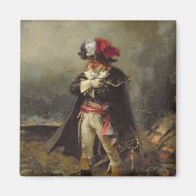 Le portrait a présumé d'être Lazare Carnot 1872 Magnets Pour Réfrigérateur