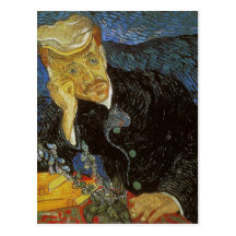 Le portrait de Vincent van Gogh de Dr. Gachet étai Cartes Postales