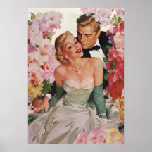 Le portrait vintage, marié de jeune mariée, les no affiches