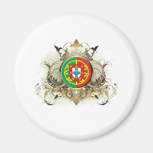 Le Portugal élégant Magnets Pour Réfrigérateur