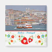 Le Portugal en photos - la ville de Lisbonne Magnets