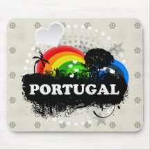 Le Portugal fruité mignon Tapis De Souris