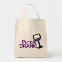 Le pourpre a bu sacs en toile