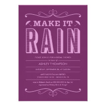 Le pourpre le font pleuvoir les invitations nuptia