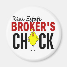 LE POUSSIN DE L'AGENT IMMOBILIER AIMANTS