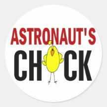 Le poussin de l'astronaute autocollants