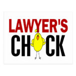 Le poussin de l'avocat cartes postales