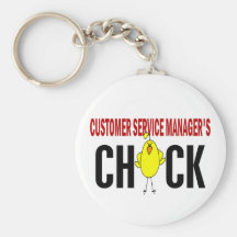 Le poussin du directeur de service à la clientèle porte-clés