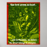 Le premier activiste vert… posters