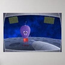 Le premier homme souhaitant la bienvenue à des ali poster