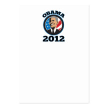 Le Président américain Barack Obama 2012 Carte De Visite