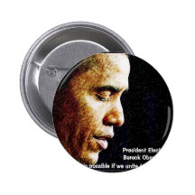Le Président Barack Obama Badge Avec Épingle