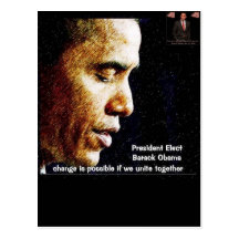 Le Président Barack Obama Carte Postale