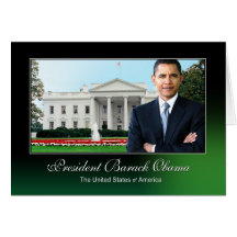 Le Président Barack Obama (la Maison Blanche) Cartes De Vœux