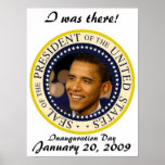 Le Président commémoratif Obama Inauguration Posters
