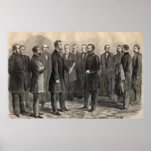 Le Président Lincoln et le Général Grant Posters