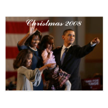 Le Président Obama First Family Keepsake Cartes Postales