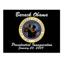 Le Président Obama Inauguration Carte Postale