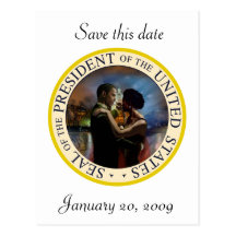 Le Président Obama Inauguration Keepsakes Carte Postale