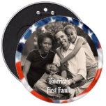 Le Président Obama Keepsakes First Family 6" bouto Pin's Avec Agrafe