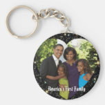 Le Président Obama Keepsakes First Family Keychain Porte-clef