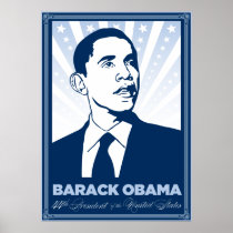 Le Président Obama Poster