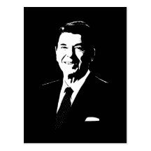 Le Président Ronald Reagan Carte Postale