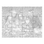 Le puzzle personnalisable Card-12 de "moquerie" de Cartons D'invitation