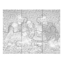 Le puzzle personnalisable Card-6 de "moquerie" de  Cartons D'invitation