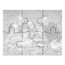 Le puzzle personnalisable Card-6 de "moquerie" de  Cartons D'invitation