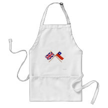Le R-U et les drapeaux croisés par Chili Tabliers