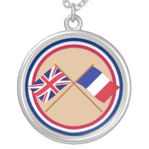 Le R-U et les drapeaux croisés par France Pendentifs