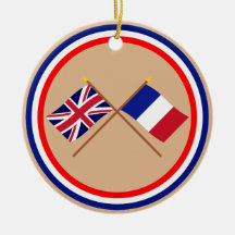 Le R-U et les drapeaux croisés par France Décoration De Noël