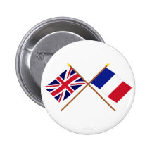 Le R-U et les drapeaux croisés par France Pin's