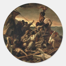 Le radeau de la méduse - Théodore Géricault Autocollant