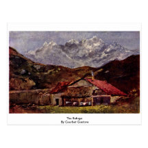 Le refuge par Courbet Gustave Cartes Postales