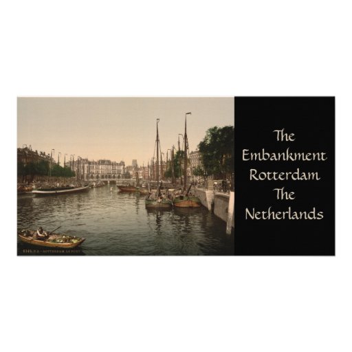 Le remblai, Rotterdam, Pays-Bas Photocartes Personnalisées