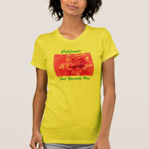 Le réservoir décontracté la Californie de dames se T-shirt
