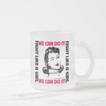 Le rétinoblastome - combat comme une fille - nous  mug à café